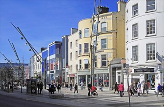 Shops on St Patrick's Street, City of Cork, County Cork, Ireland, Irish Republic, Europe