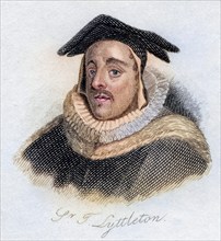 Sir Thomas de Littleton c. 1407, 1481, English judge and legal writer. From the book Crabbs