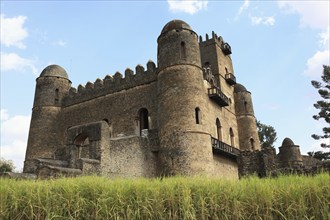 Amhara region, in the Gemp palace complex in Gondar, Gonder, imperial palace, UNESCO, world,