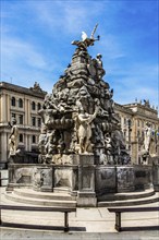 Fontana dei quattro continenti, Fountain of the Four Continents, Giovanni Mazzoleni, 1750, Piazza