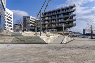 Buenos-Aires-Kai, Hafencity University HCU, Hafencity Hamburg, new district on the Elbe, on the