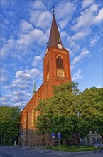 The church of St Jacobi in the old town of Stendal in the Altmark. Hanseatic city of Stendal,