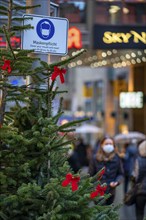 Note on the obligation to wear masks in the city centre of Bochum, on the day of the opening of the