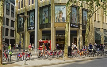 Europe, Germany, Hamburg, Mönckebergstraße, Shopping street, City, Karstadt department stores',