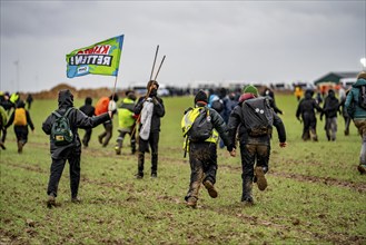 Violent clashes between thousands of demonstrators and the police, after a demonstration against