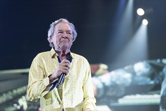 Ian Gillan, singer of Deep Purple live on 1 More Time Tour at the Max-Schmeling-Halle in Berlin on