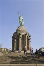 Hermann Monument by Ernst von Bandel, Detmold, Teutoburg Forest, North Rhine-Westphalia, Germany,