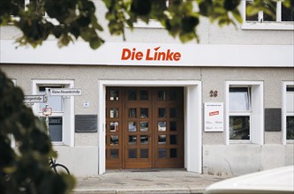 The party headquarters of the Left Party, in the Karl Liebknecht House in Kleine Alexanderstraße in