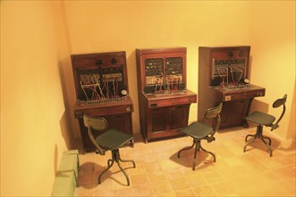 Lascaris War Rooms underground museum, Valletta, Malta telephone exchange