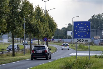 The so-called Green Border, at the former border crossing Schwanenhaus, between Germany and the