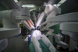 Operating theatre robot HUGO, Dresden, Saxony, Germany, Europe