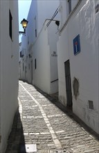 Traditional whitewashed buildings in Vejer de la Frontera, Cadiz Province, Spain, Europe