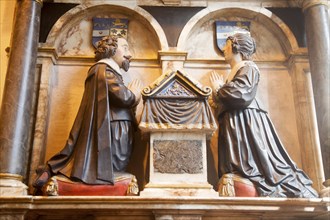 The Leman monument in Saint Stephen's church, Ipswich, Suffolk, England, UK commemorates Robert and