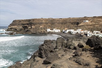 Fishing village of Los Molinos, west coast of Fuerteventura, Canary Islands, Spain, Europe