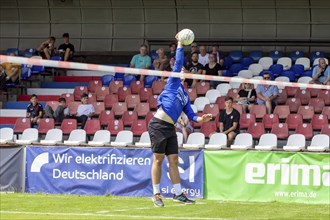 Fistball: TSV Pfungstadt against DSG UKJ Froschberg (IFA 2024 Fistball World Tour Finals Mannheim,