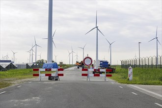 Expansion of wind turbines, energy generation in Eemshaven, 17/05/2024