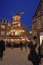 Europe, Germany, Lower Saxony, Celle, Christmas market, Pyramid, Hamburg, Hamburg, Federal Republic