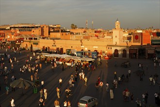 Place Djemaa el Fna, Marrakech, Morocco, Africa