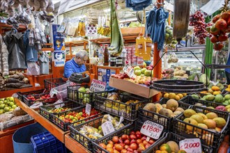 Market stall, stall with fruit, Mercado Central de San José, San José, Costa Rica, Central America