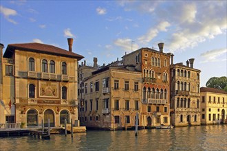 Houses on the Grand Canal in Venice, Venice, Italy, Europe