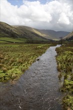 Howegrain Beck stream in Martindale valley, Lake District national park, Cumbria, England, UK