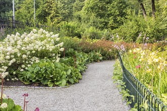 Bernardine Gardens park in the center of Vilnius, Lithuania, Europe