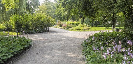 Bernardine Gardens park in the center of Vilnius, Lithuania, Europe