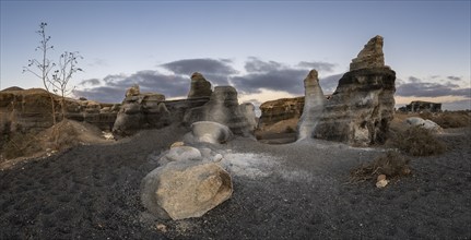 Stratified City, Ciudad estraticicada, Antigua Rofera de Teseguite, Lanzarote, Canary Islands,