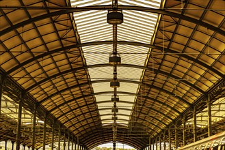 Railroad Station Roof in Lucerne, Switzerlaand