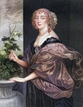 Dorothy Sidney Countess of Sunderland, 1620-1684, from the book Lodge's British Portraits published