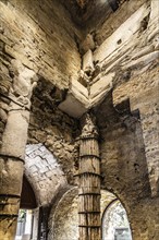 Roman remains inside the bell tower, San Giusto Cathedral, Colle di San Giusto, Trieste, harbour