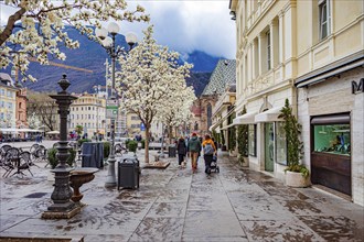 Waltherplatz in Bolzano, South Tyrol, Italy, Europe