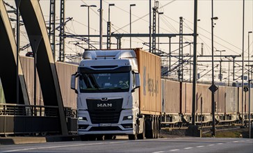 Waltershoferdam, access to HHLA Container Terminal Burchardkai, goods train route to, from HHLA