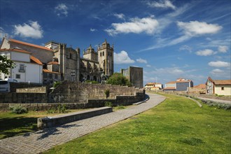 View of Porto cathedral in Porto city, Portugal, Europe