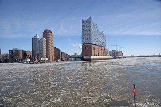 Europe, Germany, Hanseatic City of Hamburg, Harbour, Concert Hall, Elbe, Elbe Philharmonic Hall in