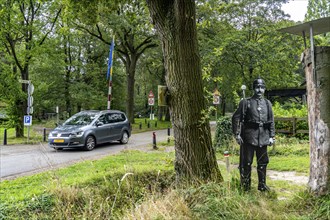 The so-called Green Border, at the former border crossing Grenzweg near Straelen-Kastanienburg and