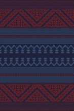 Traditional Palestinian Tatreez, seamless pattern vector template