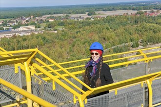 The F60 overburden conveyor bridge visitor mine is located on Bergheider See near the village of