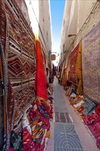 Alley with carpet dealers, carpet, trade, market, dealer, bazaar, offer, colourful, colourful,