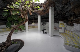 Fundación César Manrique, César Manrique Foundation, interior view, Tahíche, Lanzarote, Canary