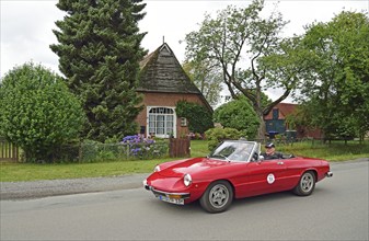 Europe, Germany, Lower Saxony, Lower Elbe Classics, classic car tour, Alfa Romeo Spider 1750, year