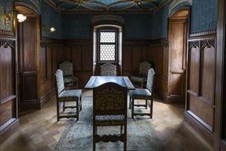 Interior view, Ferdinand's Room, Library, Cistercian Monastery Bebenhausen, Tübingen,