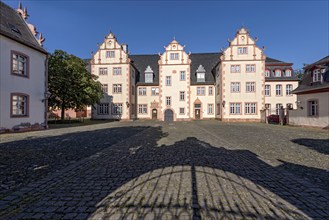 Friedberg Castle in Friedberg Castle, Renaissance and Baroque, gate as a shadow, tax office, old