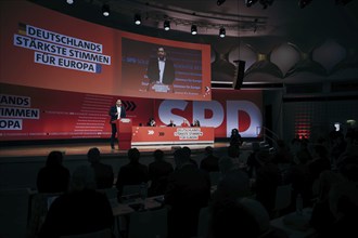 Lars Klingbeil, Federal Chairman of the SPD, recorded at the European Delegates' Conference of the