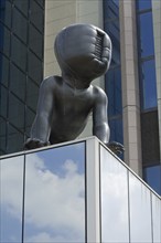 The Blankenberge Casino and the three babies from artist David Cerny, Belgium, Europe