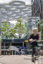 Entrance and exit of the bicycle car park at Utrecht Centraal station, Stationsplein, over 13, 000