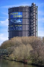 Plante Ozean exhibition in the Gasometer in Oberhausen, the world's oceans in their fragile beauty