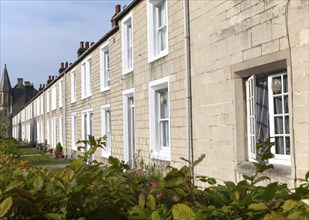 Terraced housing in the nineteenth century planned Railway Village built for workers in the Great