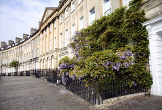 Georgian Buildings, Camden Crescent, Bath, Somerset, England, UK