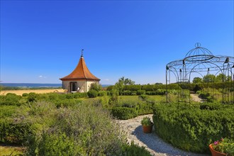 Park, the historic hanging garden of Neufra, Renaissance garden, built by Count Georg von